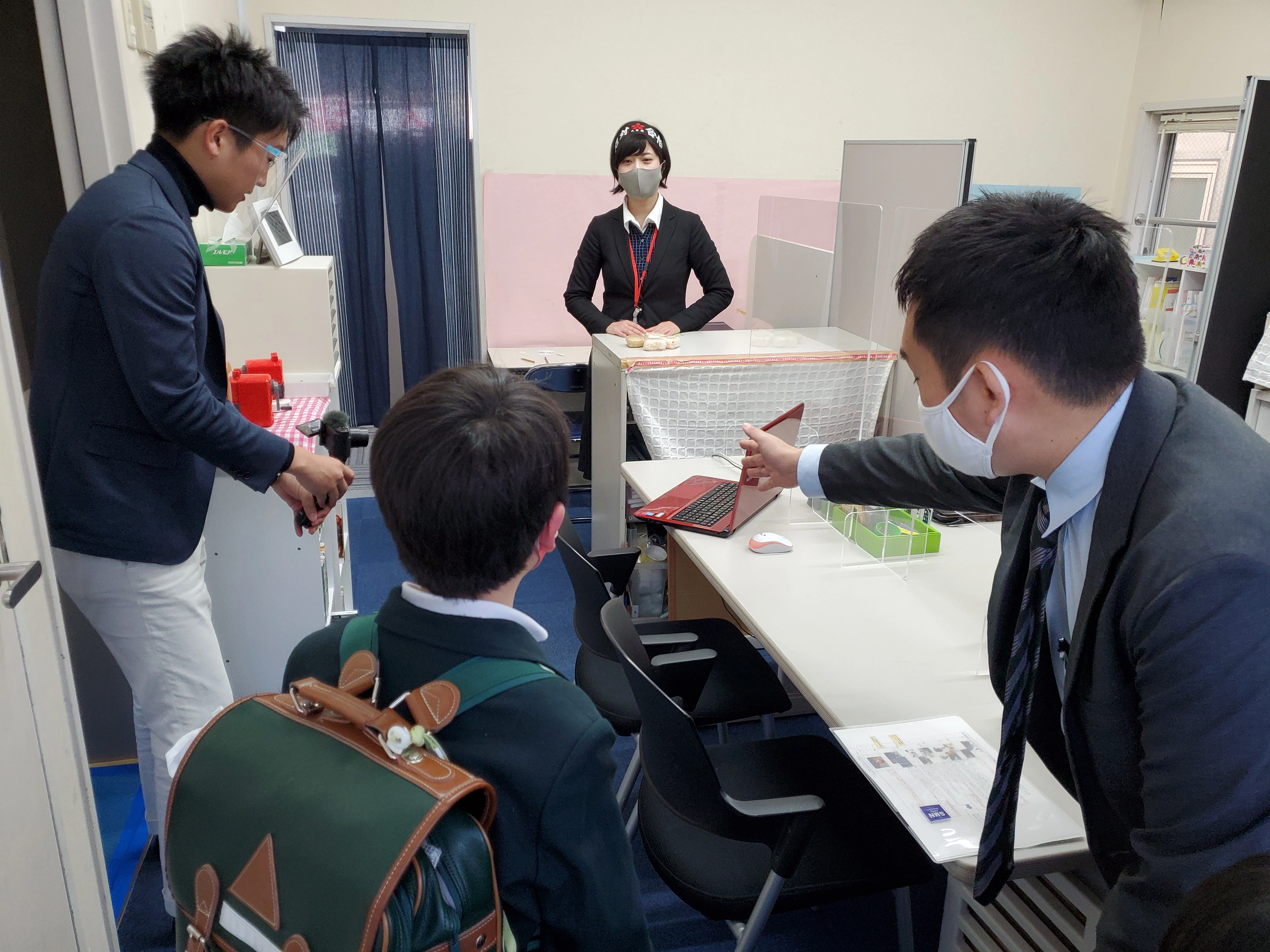 塾紹介動画の撮影